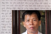 Bức thư cảm động của người chồng bị án oan gửi vợ từ trong tù Bức thư cảm động của người chồng bị án oan gửi vợ từ trong tù