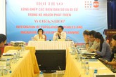Hội thảo lồng ghép các biến dân số, di cư và dự Luật dân số: “Phải đặt quyền lợi của người dân Hội thảo lồng ghép các biến dân số, di cư và dự Luật dân số: “Phải đặt quyền lợi của người dân