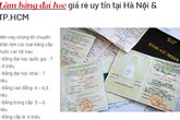 Dễ như đi mua… bằng giả Dễ như đi mua… bằng giả