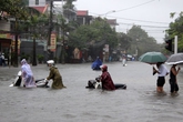 TP. Hà Tĩnh chìm trong biển nước TP. Hà Tĩnh chìm trong biển nước