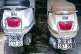 Xôn xao 2 chiếc Vespa có biển số “siêu khủng” Xôn xao 2 chiếc Vespa có biển số “siêu khủng”
