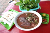 Bánh mướt xáo lòng ngon rẻ phố Nguyễn Khang Bánh mướt xáo lòng ngon rẻ phố Nguyễn Khang