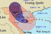 Bão số 2 suy yếu gây mưa to diện rộng Bão số 2 suy yếu gây mưa to diện rộng