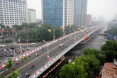 Thông xe cầu vượt dầm thép lớn nhất Việt Nam Thông xe cầu vượt dầm thép lớn nhất Việt Nam