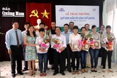 Trao giải thưởng Ươm mầm Tài năng đất Quảng Trao giải thưởng Ươm mầm Tài năng đất Quảng