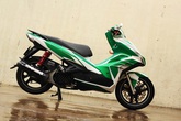 Air Blade 125 phối màu xanh Heineken trẻ trung Air Blade 125 phối màu xanh Heineken trẻ trung