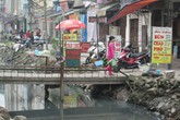 Hà Nội: Rùng mình "xóm nước đen" Hà Nội: Rùng mình "xóm nước đen"