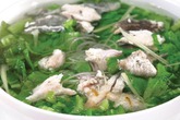Canh cá rô nấu cải bẹ xanh Canh cá rô nấu cải bẹ xanh