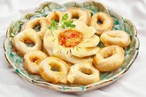 Thơm giòn mực xốt dứa Thơm giòn mực xốt dứa