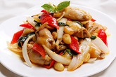 Thịt ếch xào giấm tỏi Thịt ếch xào giấm tỏi