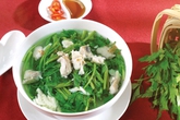 Canh cá lóc rau cần Canh cá lóc rau cần