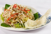 Hến trộn hoa chuối Hến trộn hoa chuối