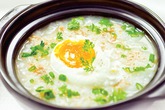Cháo trứng thịt bằm Cháo trứng thịt bằm