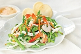 Gỏi hải sản rau nhút Gỏi hải sản rau nhút