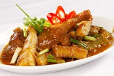 Lạ miệng vịt kho chuối xanh Lạ miệng vịt kho chuối xanh