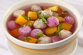 Canh khoai mỡ thịt bằm Canh khoai mỡ thịt bằm