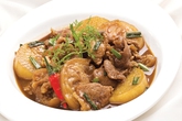 Thịt giò heo kho xá xị Thịt giò heo kho xá xị