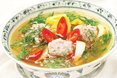 Canh chả mực thì là Canh chả mực thì là