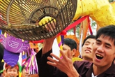 Về Phú Thọ xem đánh giậm, úp nơm giữa phố Về Phú Thọ xem đánh giậm, úp nơm giữa phố