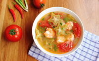 Canh tôm chua nấu khế giải ngấy sau Tết Canh tôm chua nấu khế giải ngấy sau Tết