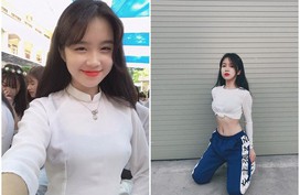 Chân dung nữ sinh 17 tuổi gây “bão mạng” vì gương mặt khả ái Chân dung nữ sinh 17 tuổi gây “bão mạng” vì gương mặt khả ái