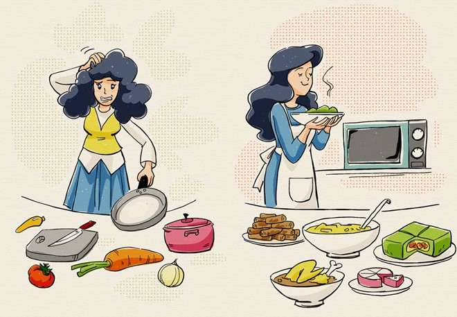 Phụ nữ hiện đại biết biến gánh nặng bếp núc thành niềm cảm hứng mỗi ngày