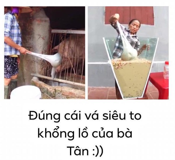 Xôn xao hình ảnh Bà Tân Vlog dùng 1 chiếc muôi vừa cho lợn ăn, vừa nấu những món &quot;siêu to khổng lồ&quot;