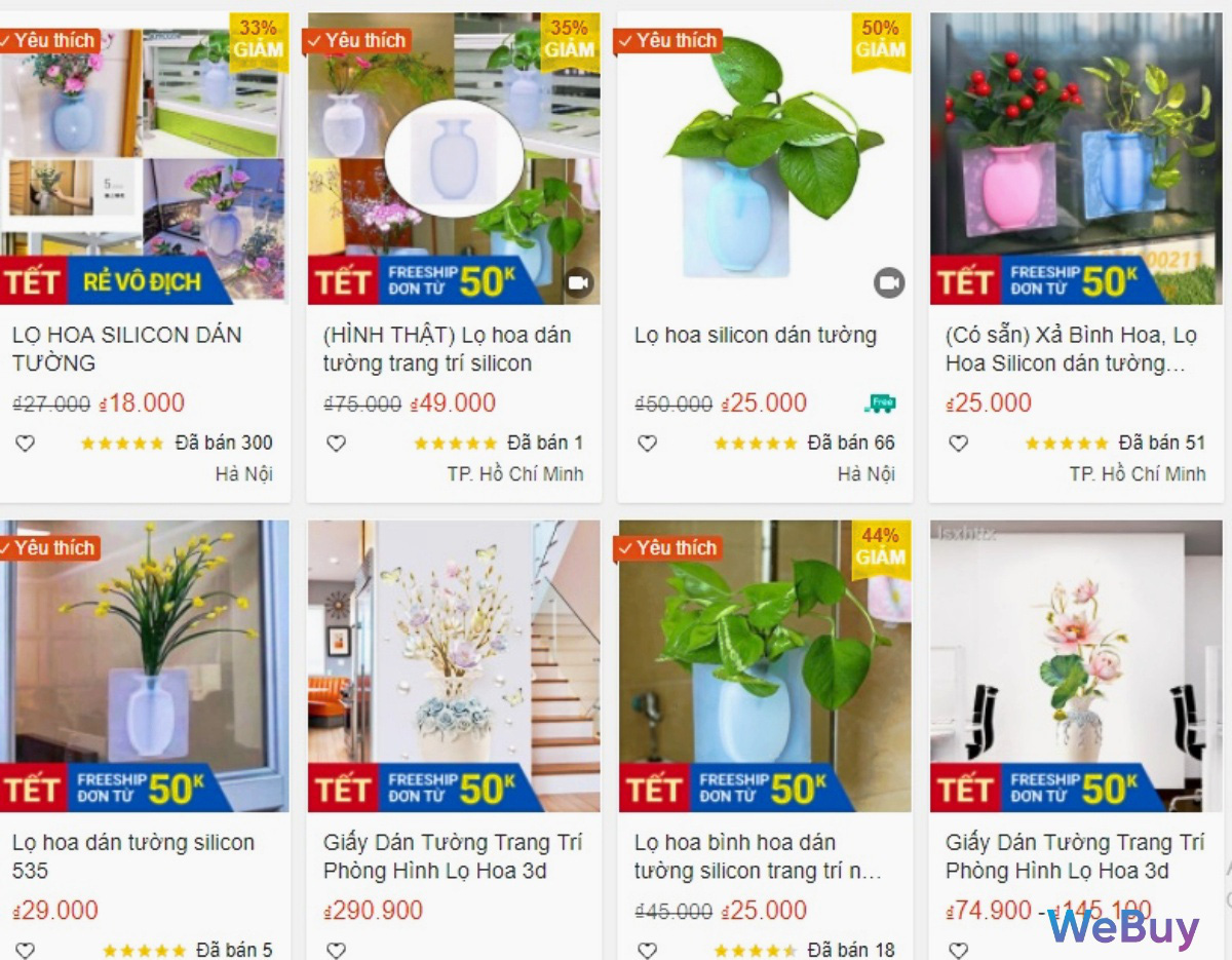 Review nhanh lọ hoa dán tường trang trí ngày Tết: Giá rẻ, nhỏ xinh, nhưng hiệu quả thì “dở khóc dở cười” - Ảnh 2.