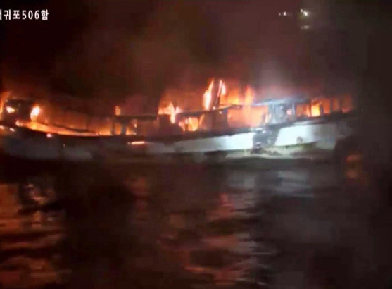 Hai lao động ở Hà Tĩnh mất tích trong vụ cháy tàu cá ở Hàn Quốc