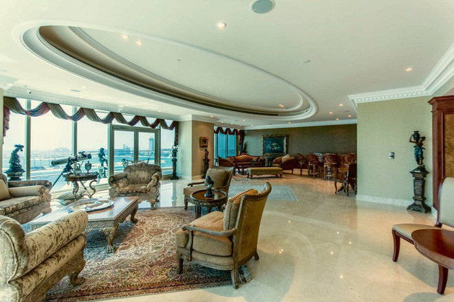 Căn penthouse có nút bấm điều trực thăng của Roger Federer ở Dubai