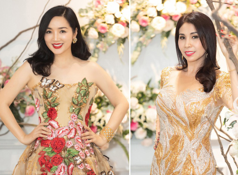 Hoa hậu Giáng My, em gái Lý Hùng đọ dáng gợi cảm với váy xuyên thấu