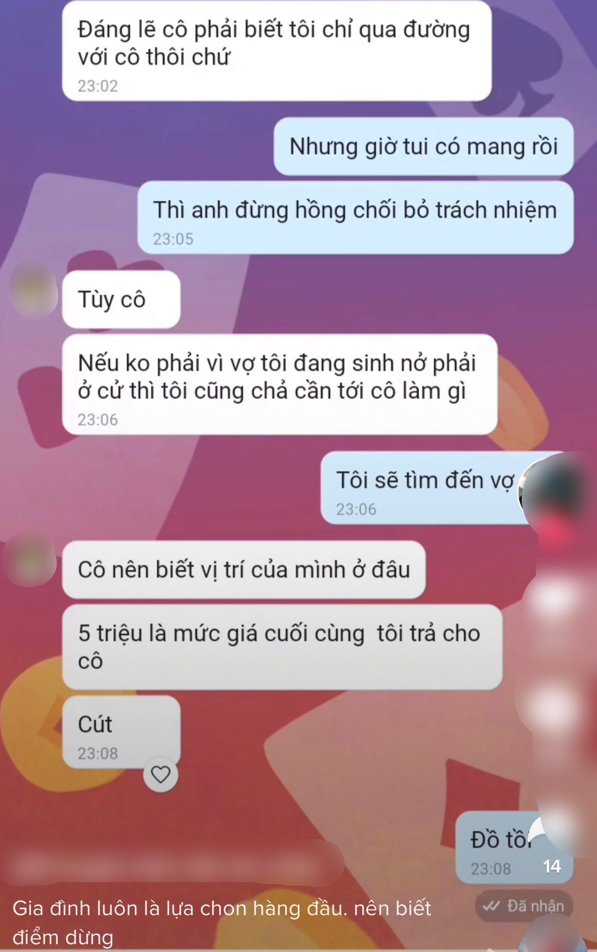 Biết nhân tình đang có vợ, cô gái vẫn lao vào cuộc yêu rồi dính bầu và “quả báo” đắng tột cùng sau tuyên bố: &quot;5 triệu là mức giá cuối cùng&quot; - Ảnh 2.