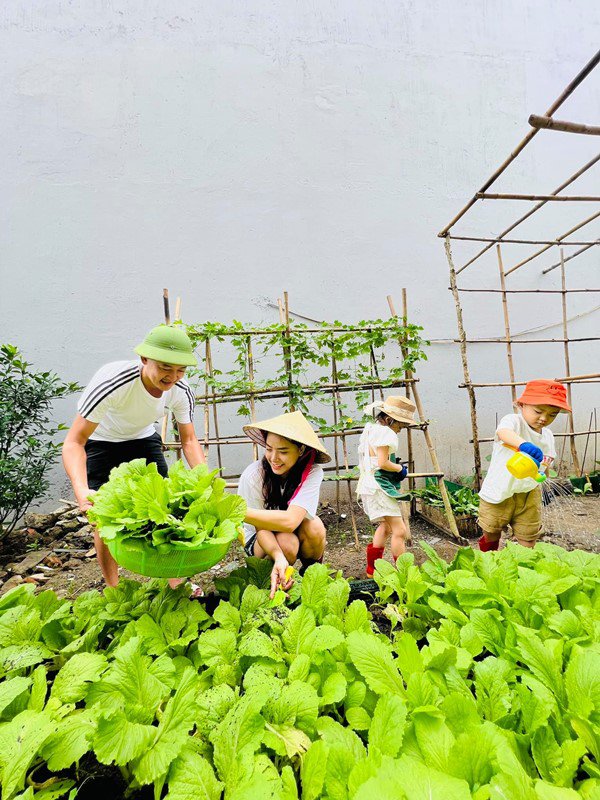 Kiếm 2 tỷ/1 tháng Hải Băng Thành Đạt vẫn tự trồng rau xanh ngắt để nuôi 3 con - Ảnh 6.