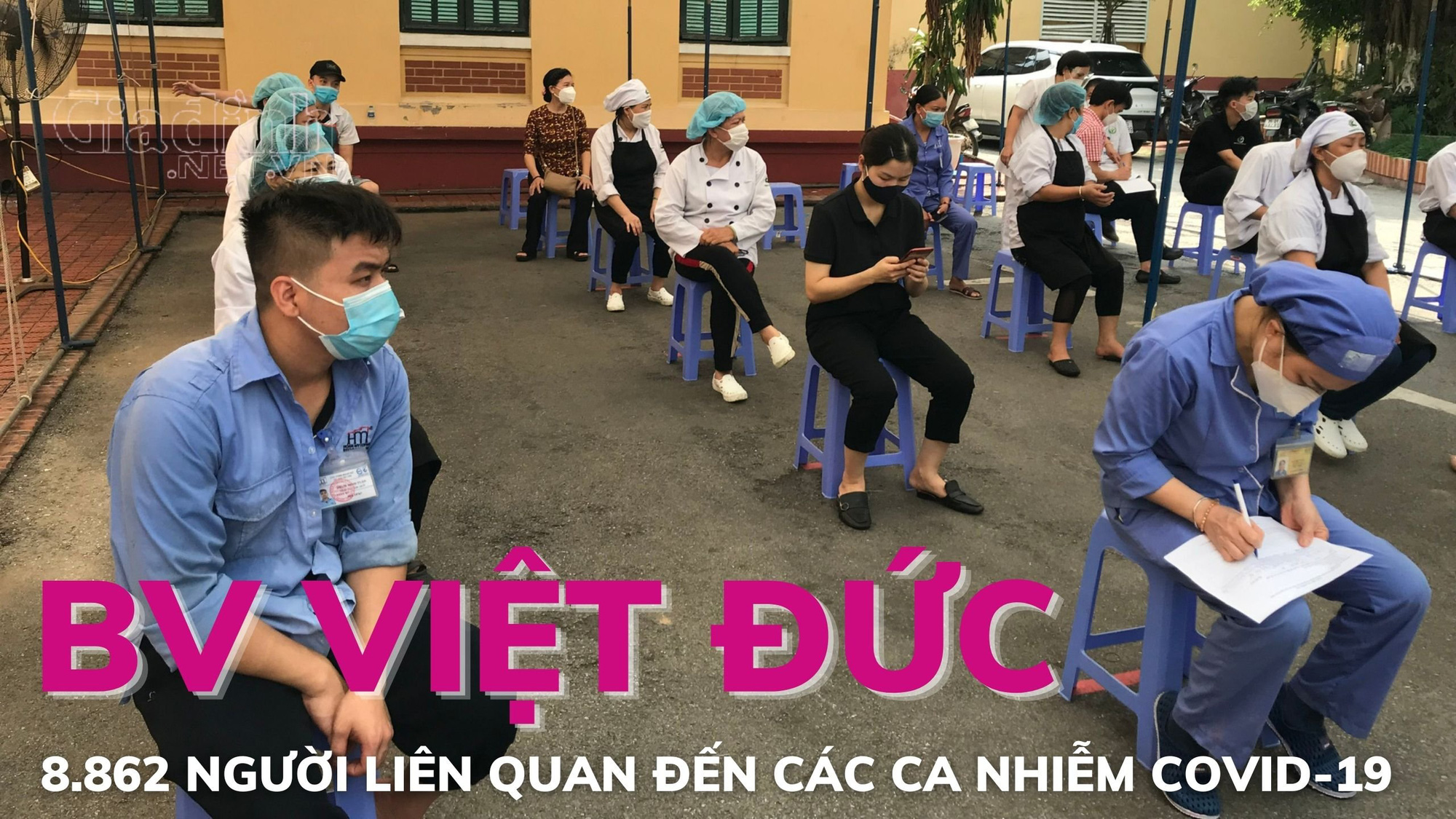  Bệnh viện Việt Đức 8.862 người đến viện liên quan ca mắc COVID-19 mới