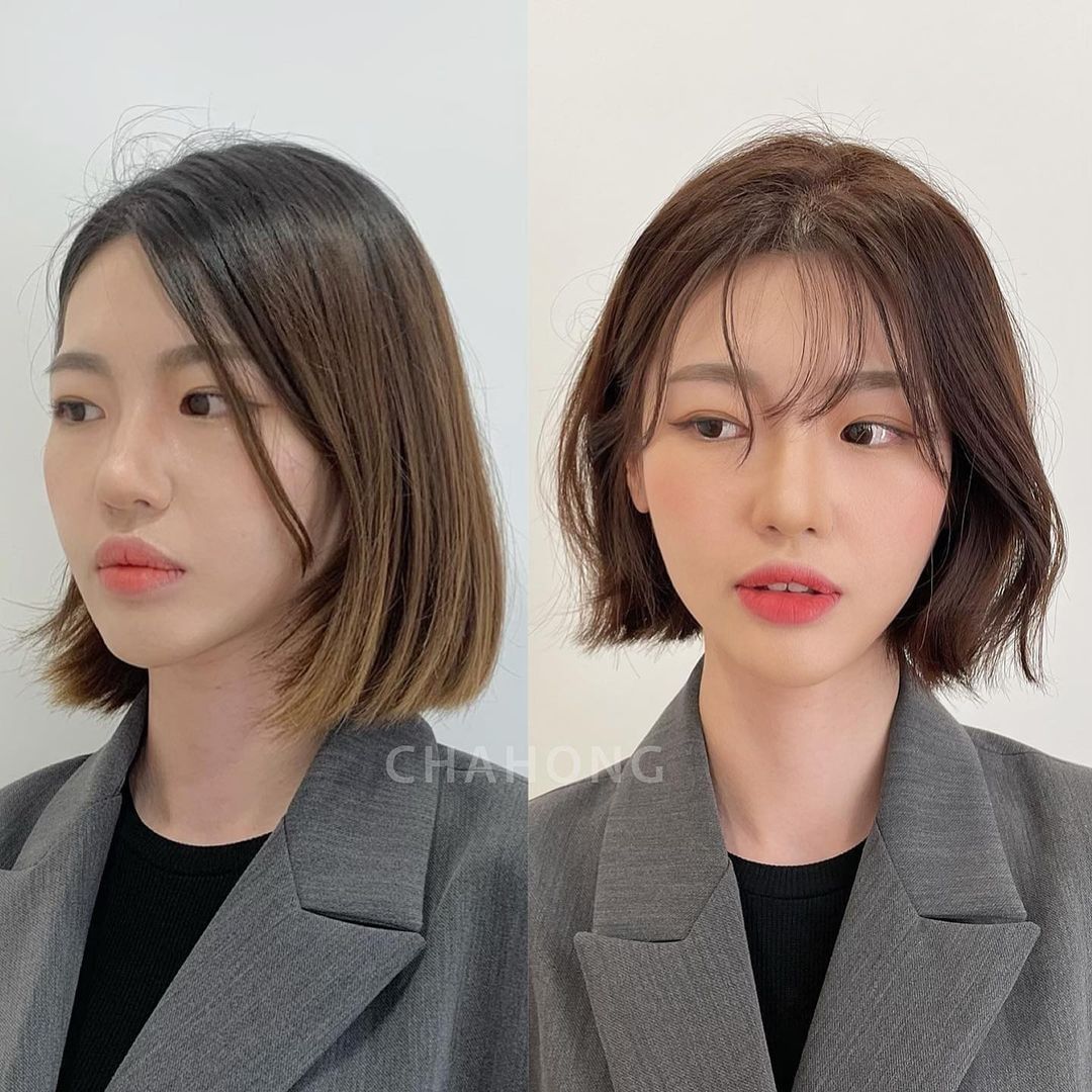 Học gái Hàn để 10 kiểu tóc ngắn sang chảnh lại không kén dáng mặt