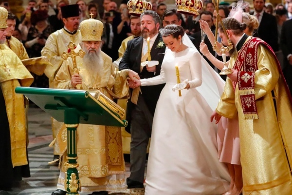 Hình ảnh đám cưới hoàng gia Nga đầu tiên sau 100 năm