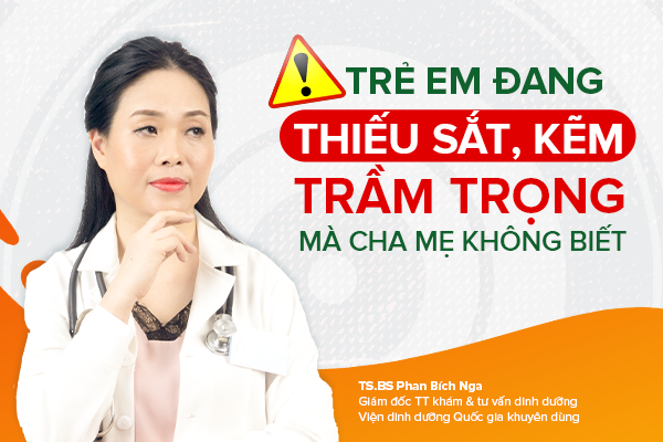 [Cảnh báo] Trẻ em đang thiếu sắt, kẽm trầm trọng nhưng cha mẹ không hề hay biết - Ảnh 1.