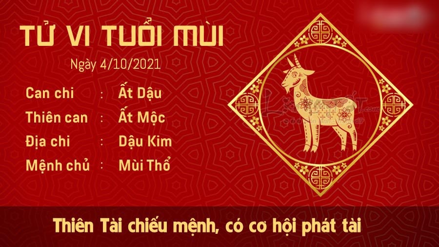 Tử vi thứ 2 ngày 04/10/2021 của 12 con giáp: Mão không chịu mở lòng, Mùi phát tài - Ảnh 8.