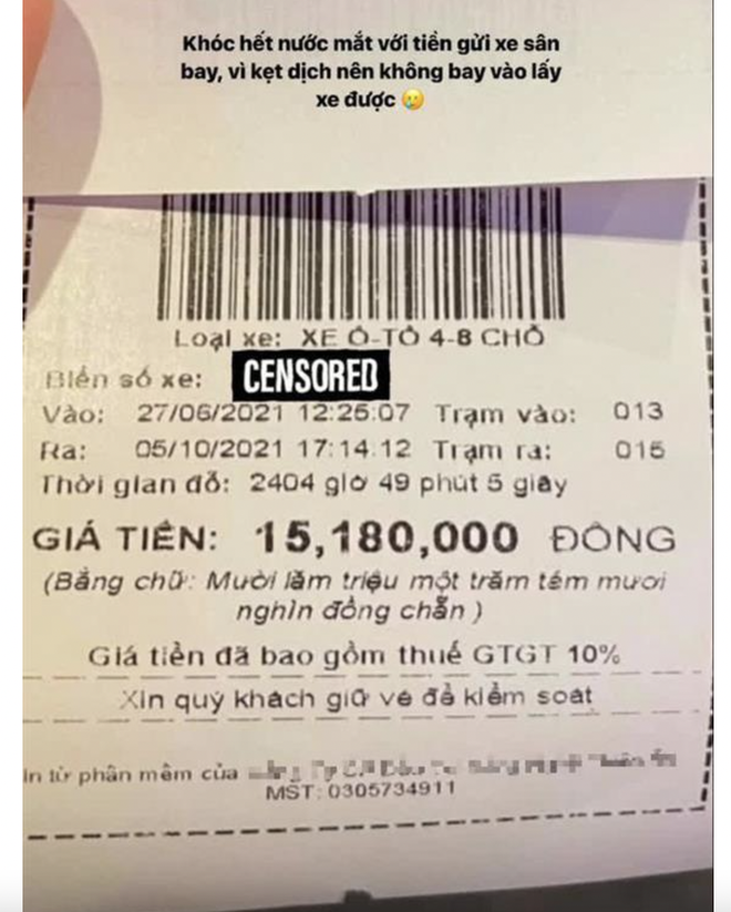 Nữ diễn vi&ecirc;n n&oacute;i g&igrave; sau khi trả 15 triệu để gửi xe ở s&acirc;n bay T&acirc;n Sơn nhất g&acirc;y x&ocirc;n xao? - Ảnh 2.