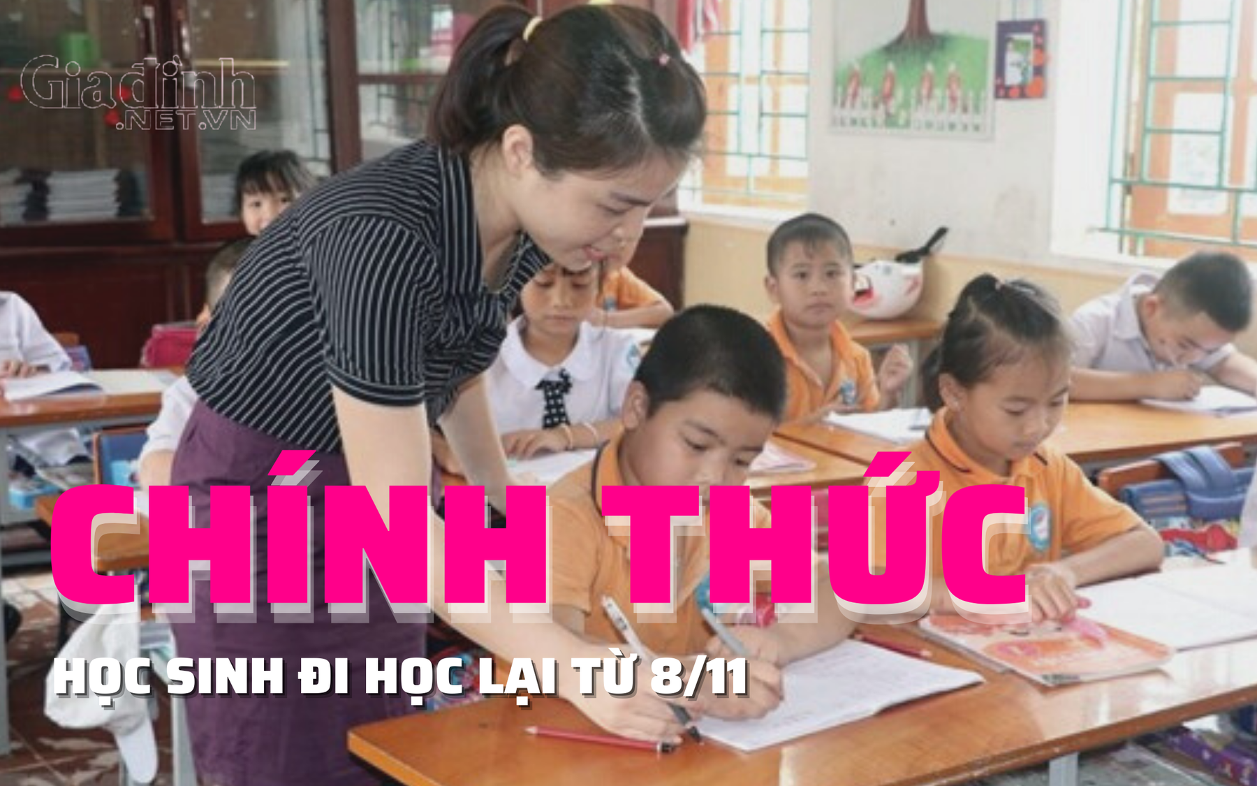 CHÍNH THỨC: Học sinh Hà Nội đi học lại từ 8/11