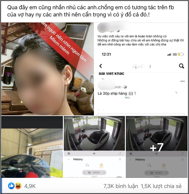 Vợ bóc phốt rùm beng shipper nữ “ship tận giường” 30 phút cho chồng, camera an ninh ghi lại rõ mọi chuyện với một chi tiết bất thường ngay trên thân thể tiểu tam! - Ảnh 1.
