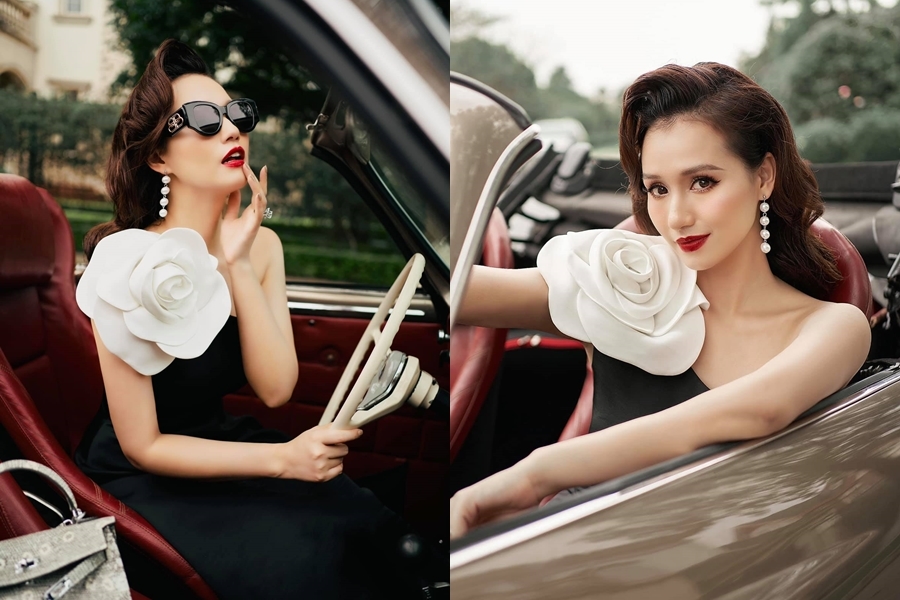Thời trang rất 'chất' của diễn viên đại gia Lã Thanh Huyền - Ảnh 4.