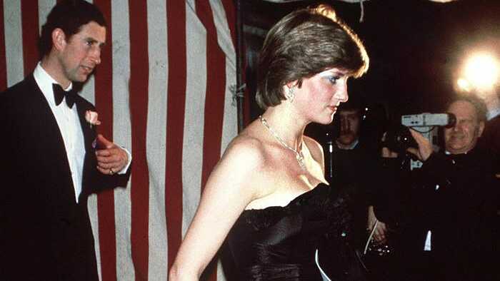 Chiếc váy gây tranh cãi của Diana tại sự kiện đầu tiên sau đính hôn