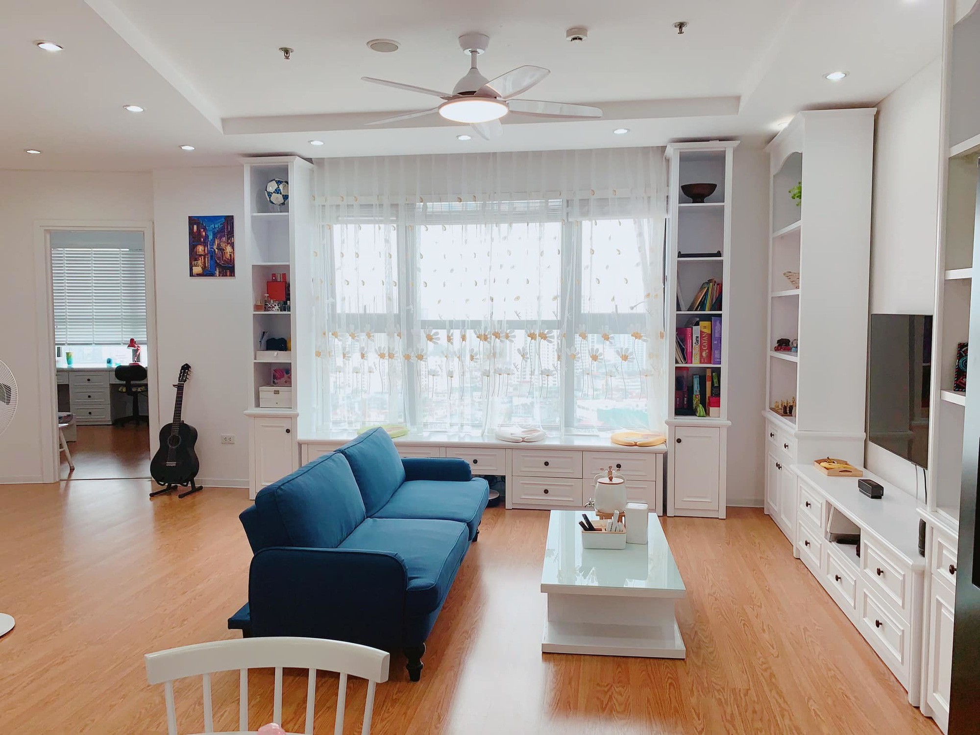 Bà mẹ ở Hà Nội thử thách bản thân, tự thiết kế căn hộ chung cư đẹp mỹ mãn - Ảnh 4.
