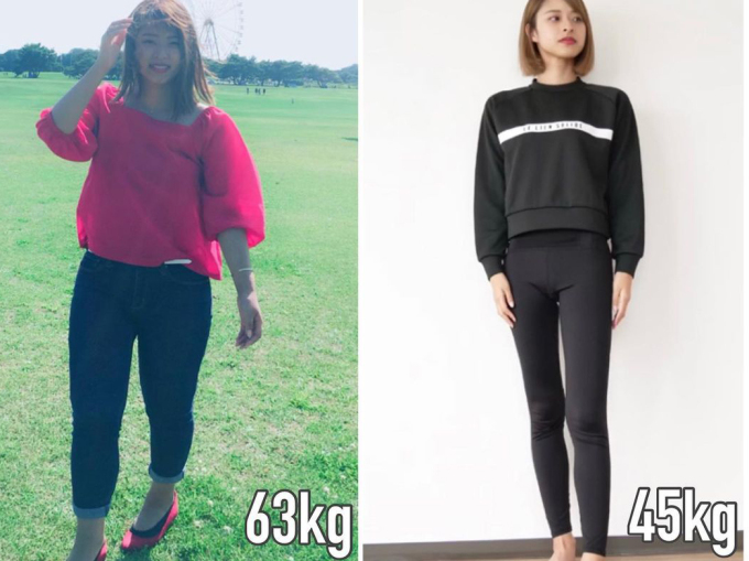 Cô gái Nhật giảm 18 kg sau sáu tháng - Ảnh 2.