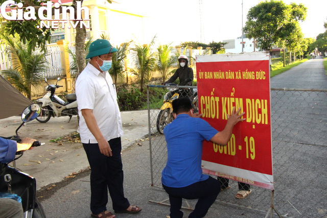 Hải Dương: Phát hiện 2 công nhân dương tính, huyện Ninh Giang khẩn cấp phong tỏa 2 thôn trong đêm - Ảnh 1.