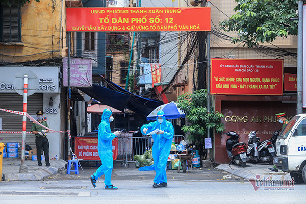 Hà Nội: Quận Đống Đa và 13 xã, phường thành "vùng cam"