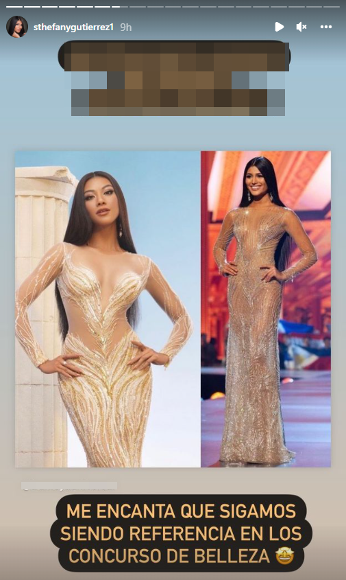 Á hậu Venezuela gây xôn xao khi bất ngờ chia sẻ lại bài đăng nghi vấn việc Kim Duyên &quot;copy&quot; động tác tại Bán kết Miss Universe 2021 - Ảnh 2.
