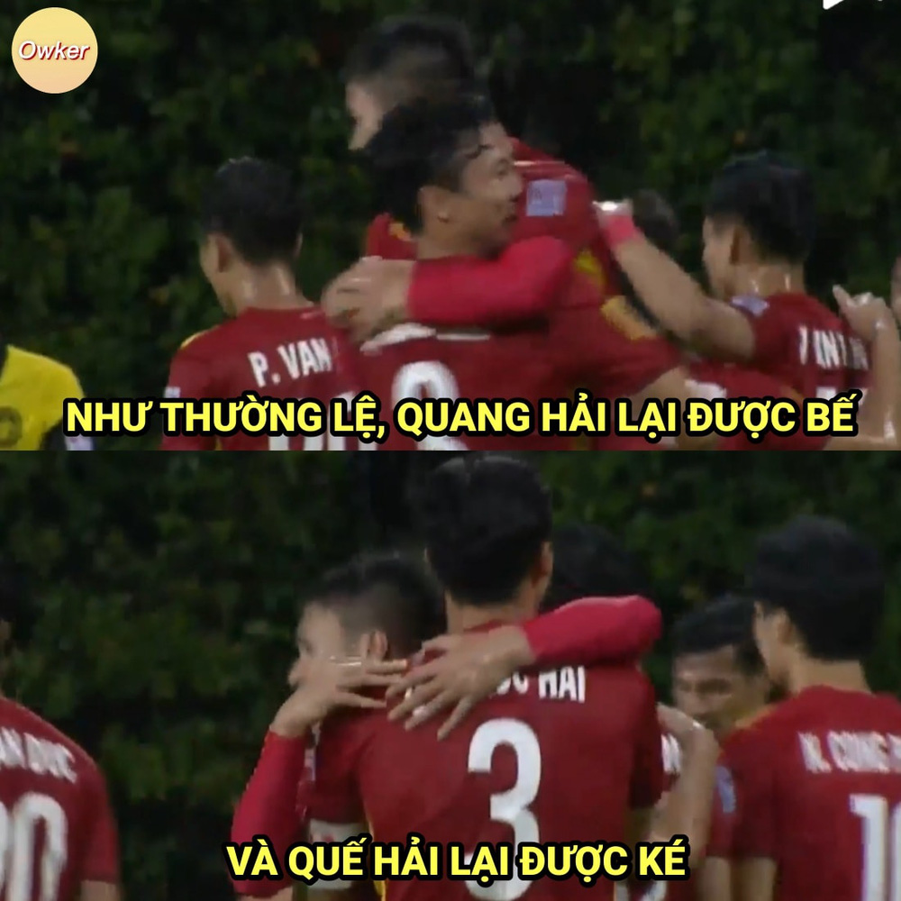 &quot;Động thái lạ&quot; của Công Phượng, Quang Hải sau chiến thắng 3-0 trước Malaysia khiến người hâm mộ sửng sốt - Ảnh 6.
