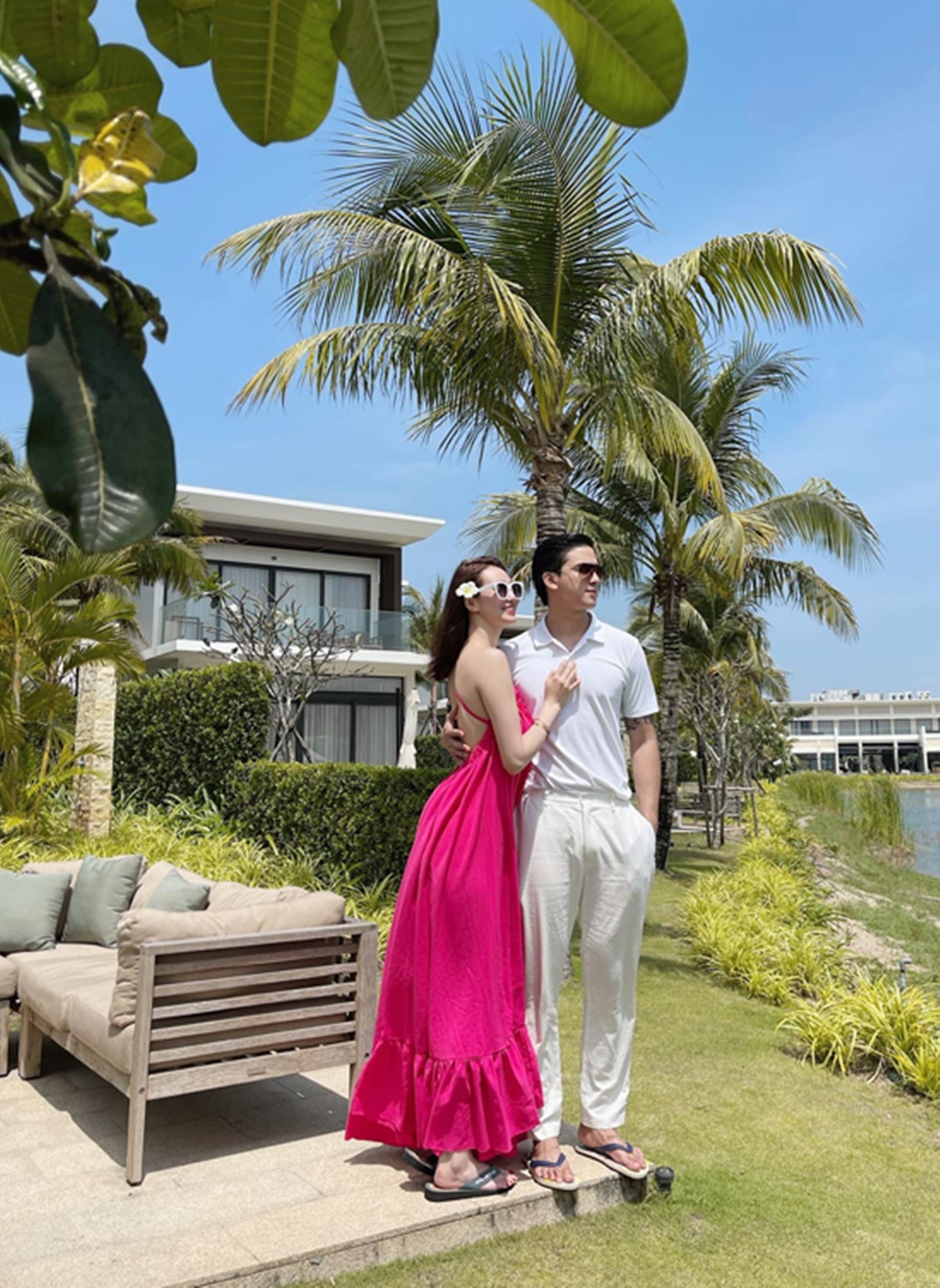 Bốn năm Khánh My, Tiến Vũ kề vai sát cánh - Ảnh 10. Bốn năm Khánh My, Tiến Vũ kề vai sát cánh - Ảnh 10.